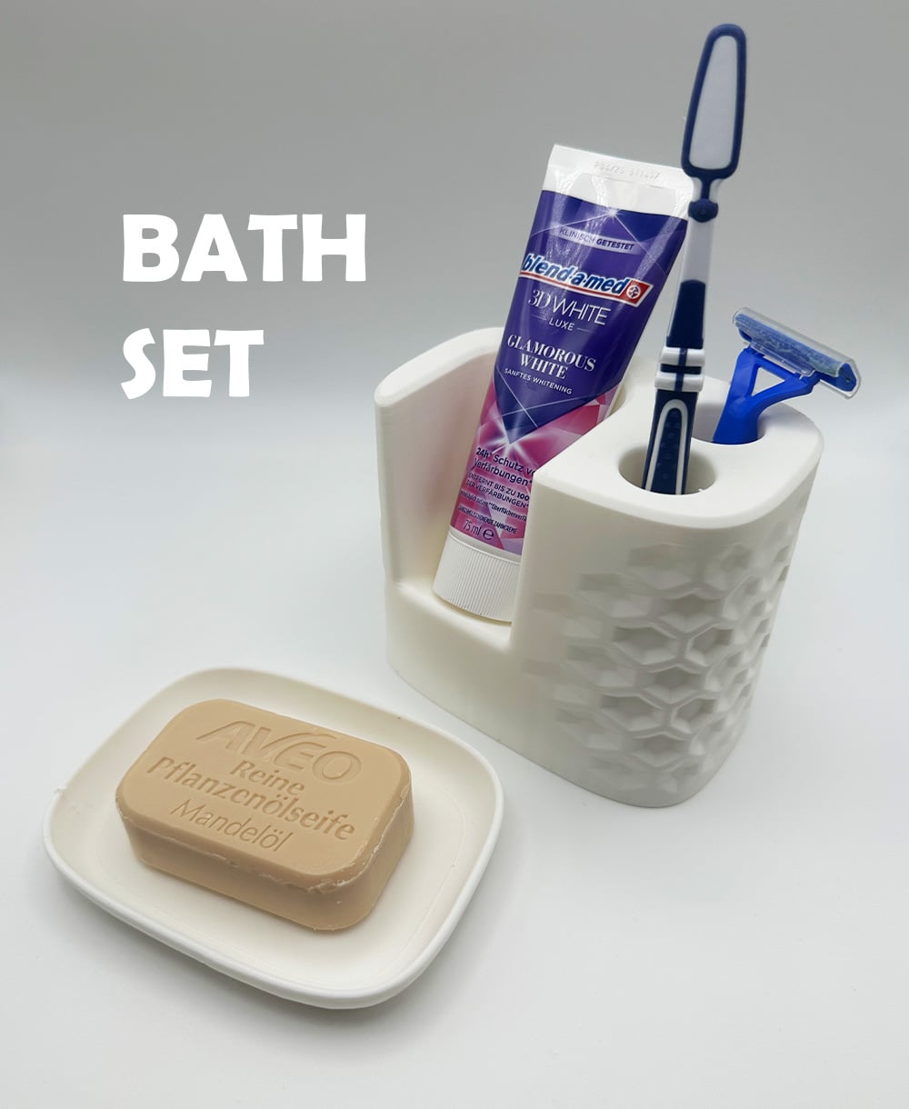Bath Set Parametric Design 3d model