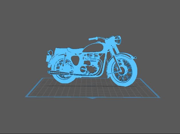 BSA - Lightning Wall Art 3d model