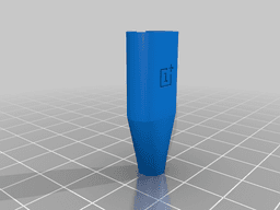 Oneplus warp charger cable protector 3d model