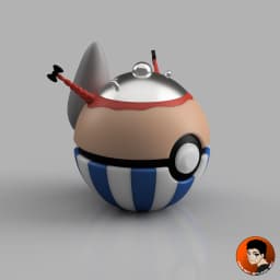 Obelix Pokeball 3d model