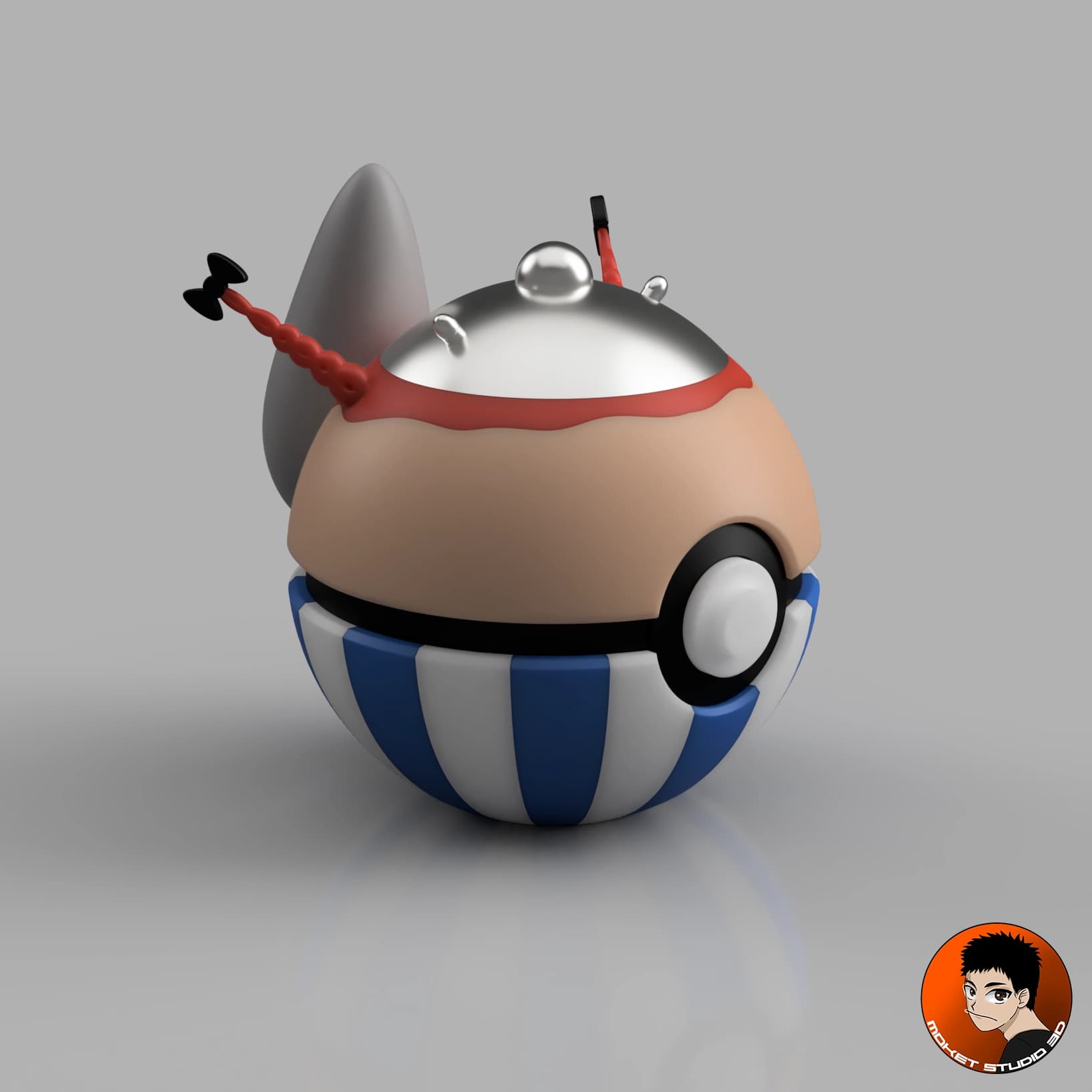 Obelix Pokeball 3d model