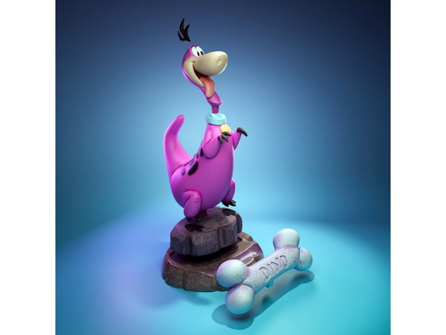 Dino_Flintstones_Stl 3d model