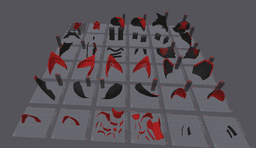 Immortal Red Mercenary Armor 3D Printer STL 3d model
