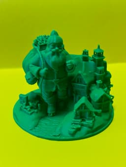 Christmas santa claus scenery 3d model