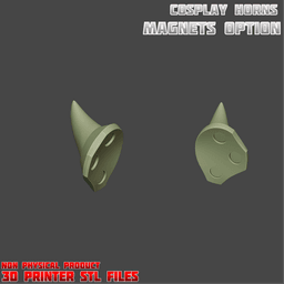 Sci-fi Shion Cosplay Horns Overwatch 3d model