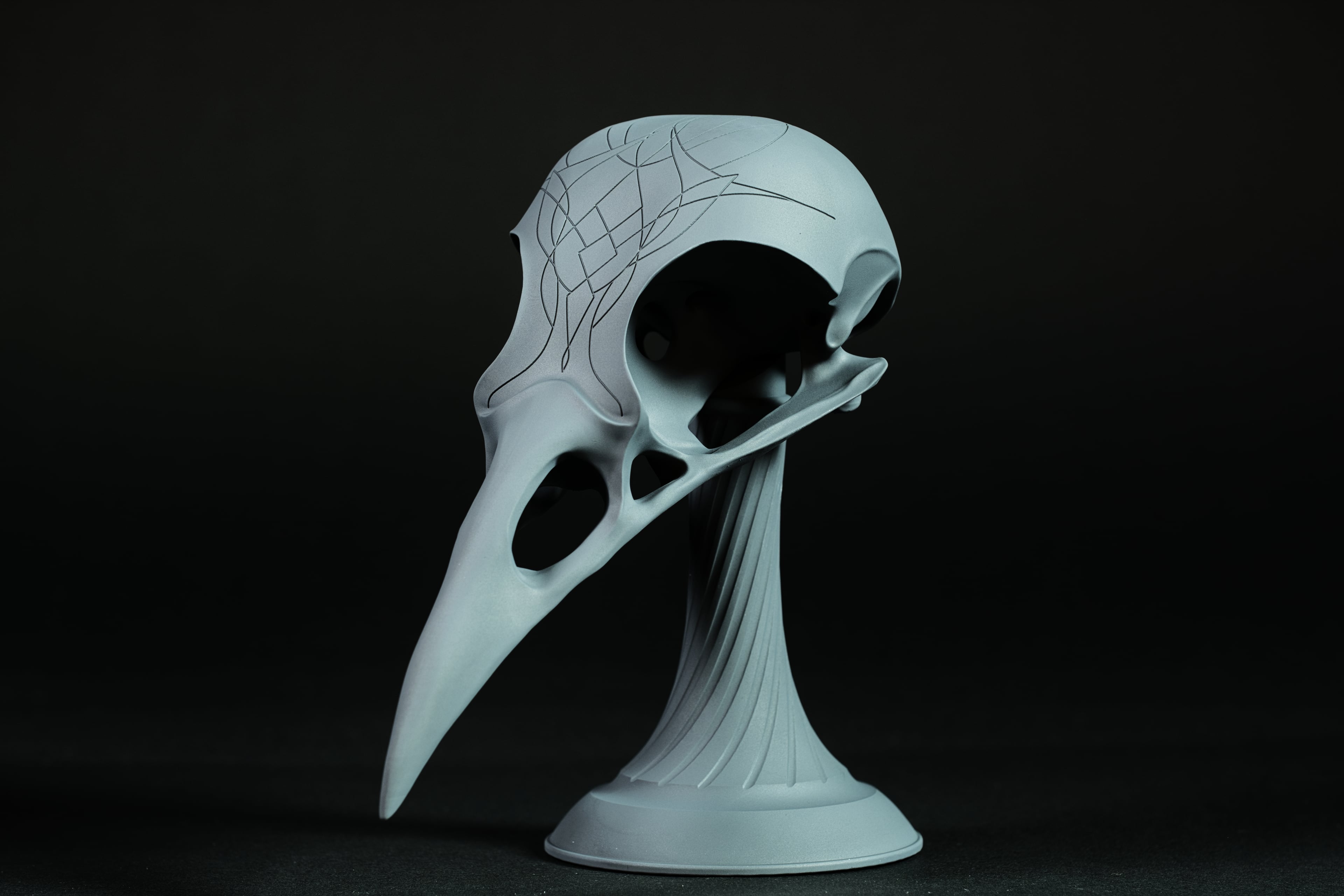 Crow Skull (Pre-Supported) 3d model