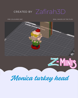MONICA TURKEY HEAD Z-MINI 3d model