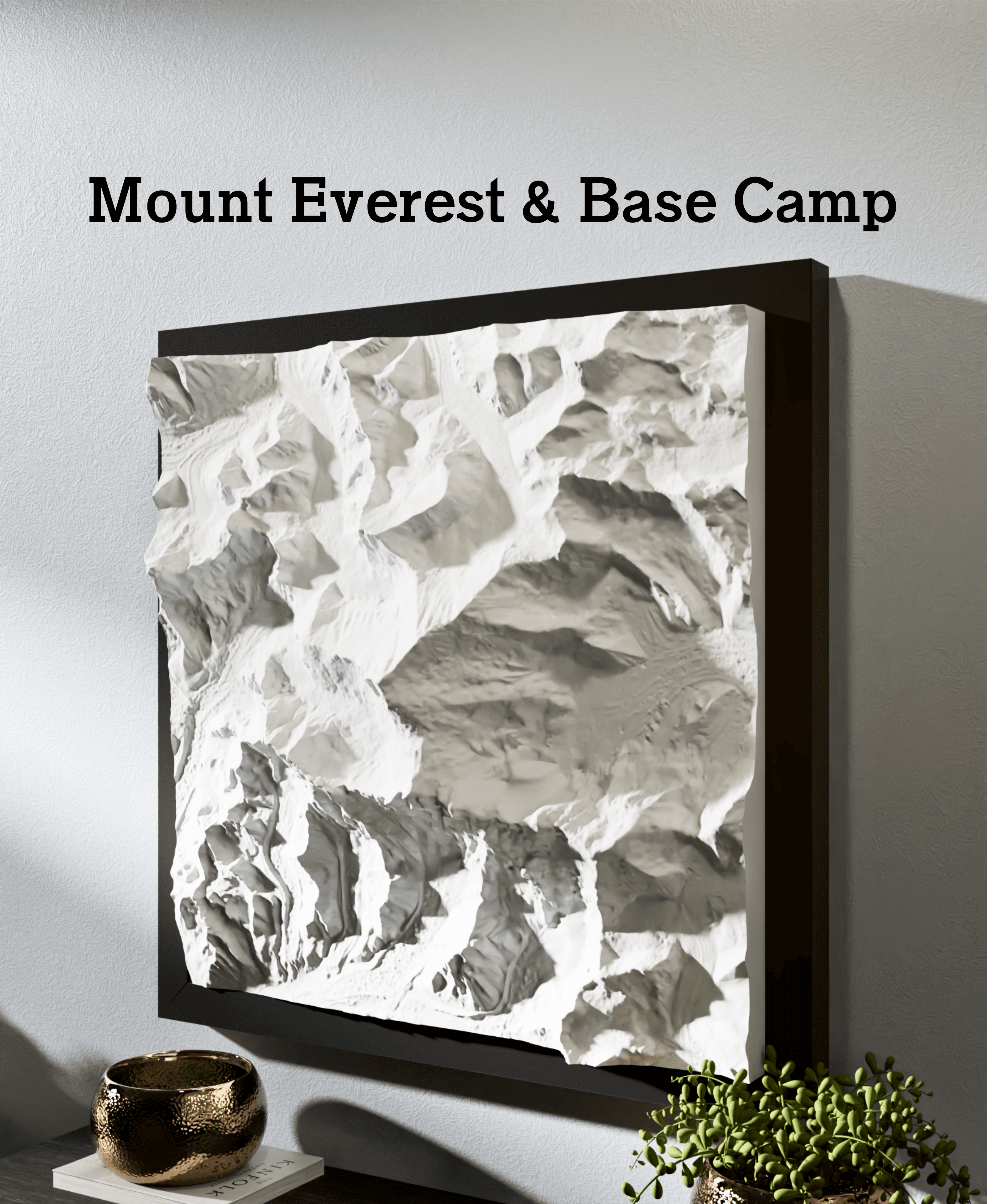 Mount Everest & Base Camp 3d model