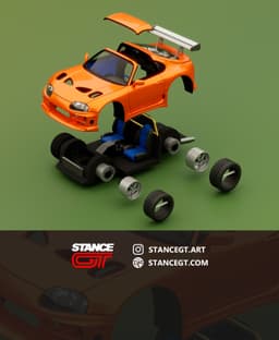Supra F&F | Model Kit Car 3d model