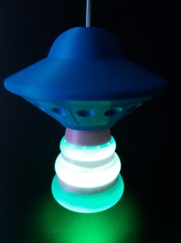 Flying Saucer Lamp Hanging or Standing Lantern 3d model