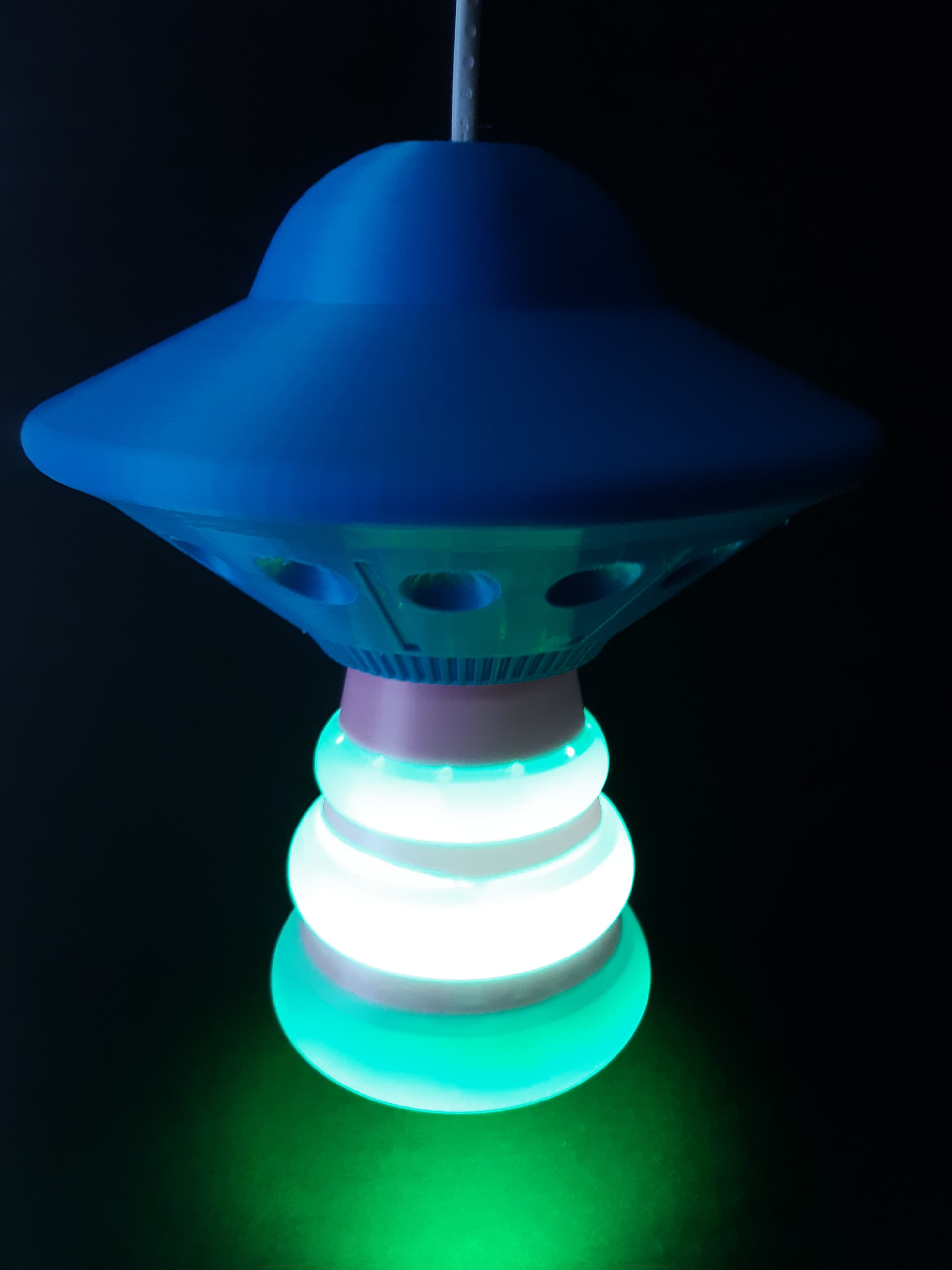 Flying Saucer Lamp Hanging or Standing Lantern 3d model