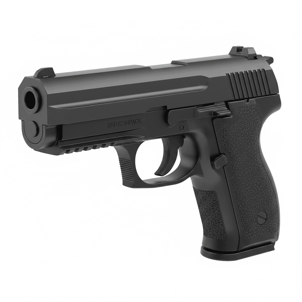 Handguns : HK USP Compact Carry Pistol 3d model