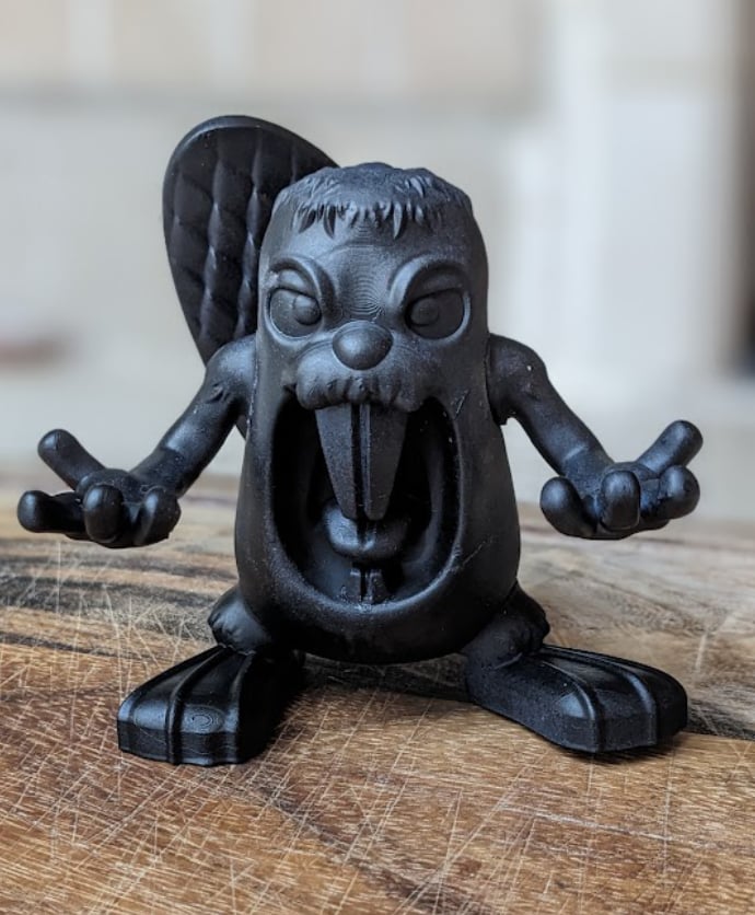 Angry Beaver Pen/Stylus Holder 3d model