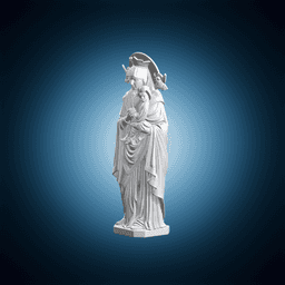 Our Lady Jesus Statue 3d model