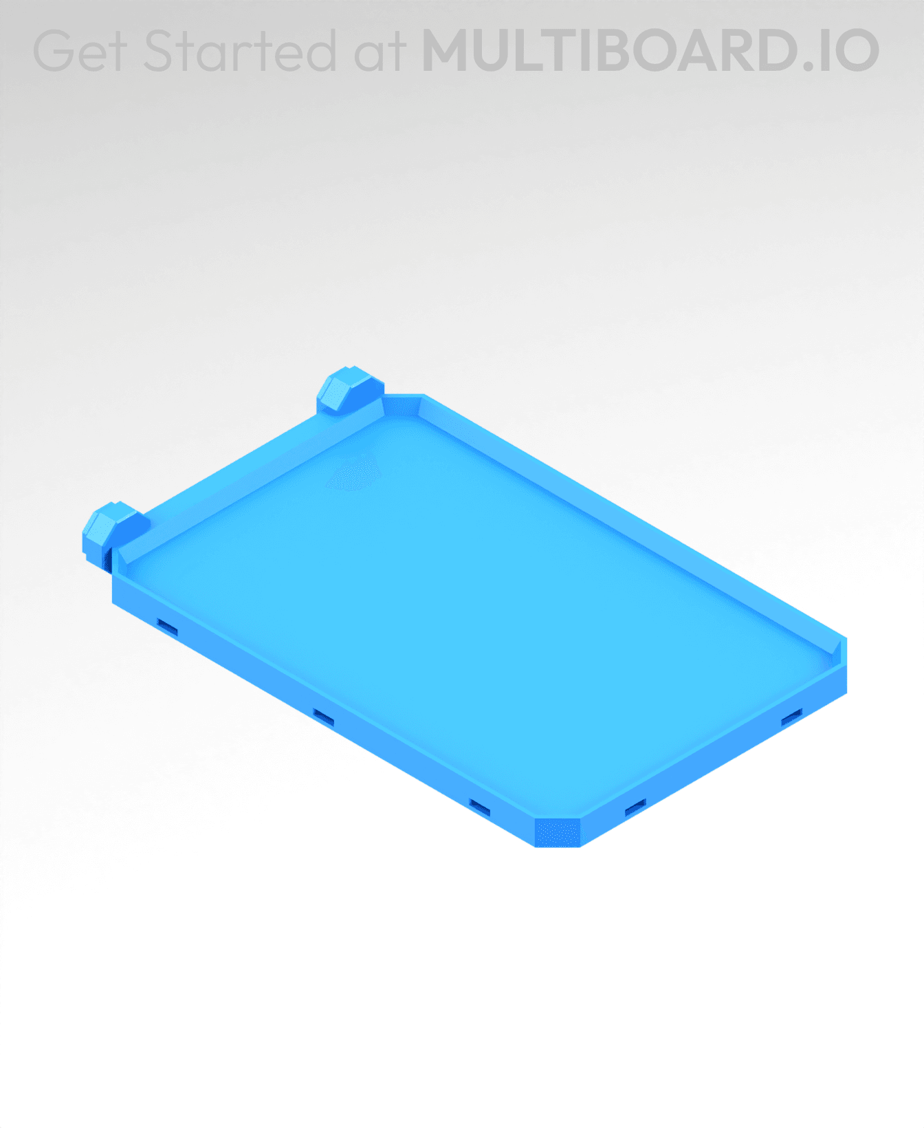 4x6 MU - Simple Bolt-Locked Shelf 3d model