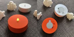 CR2032 Led Light Base 3d model