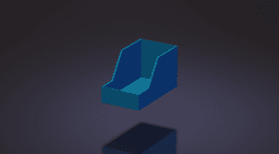 Simple Dice Tower with Cover Tray 3d model