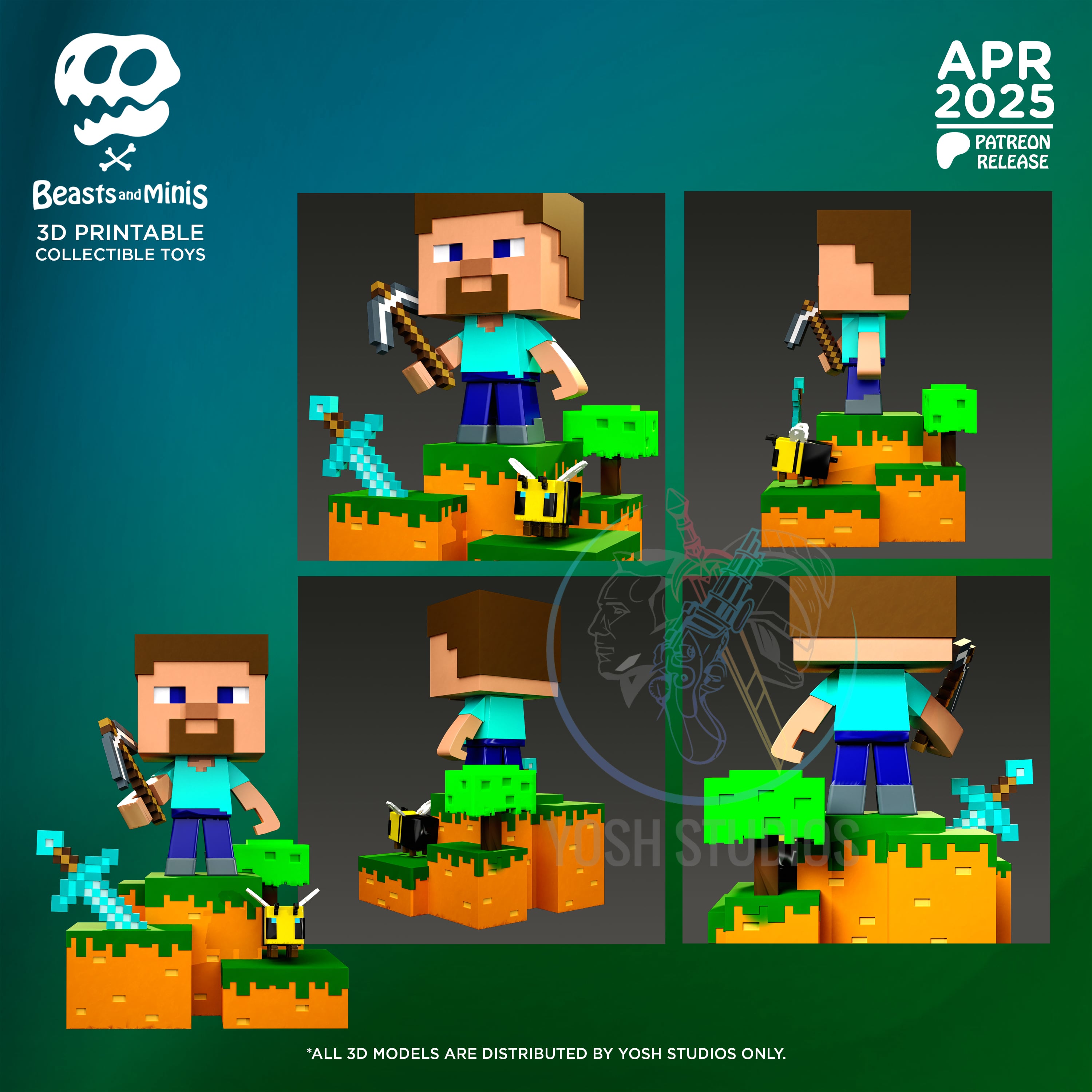 Steve Mini 3D Printer STL File 3d model