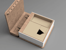 Smaller Tome for RPG - RPG Organization - BOOK BAG 3d model