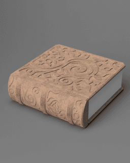Smaller Tome for RPG - RPG Organization - BOOK BAG 3d model