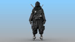 Ninja Midnight Shadow Warrior 3d model
