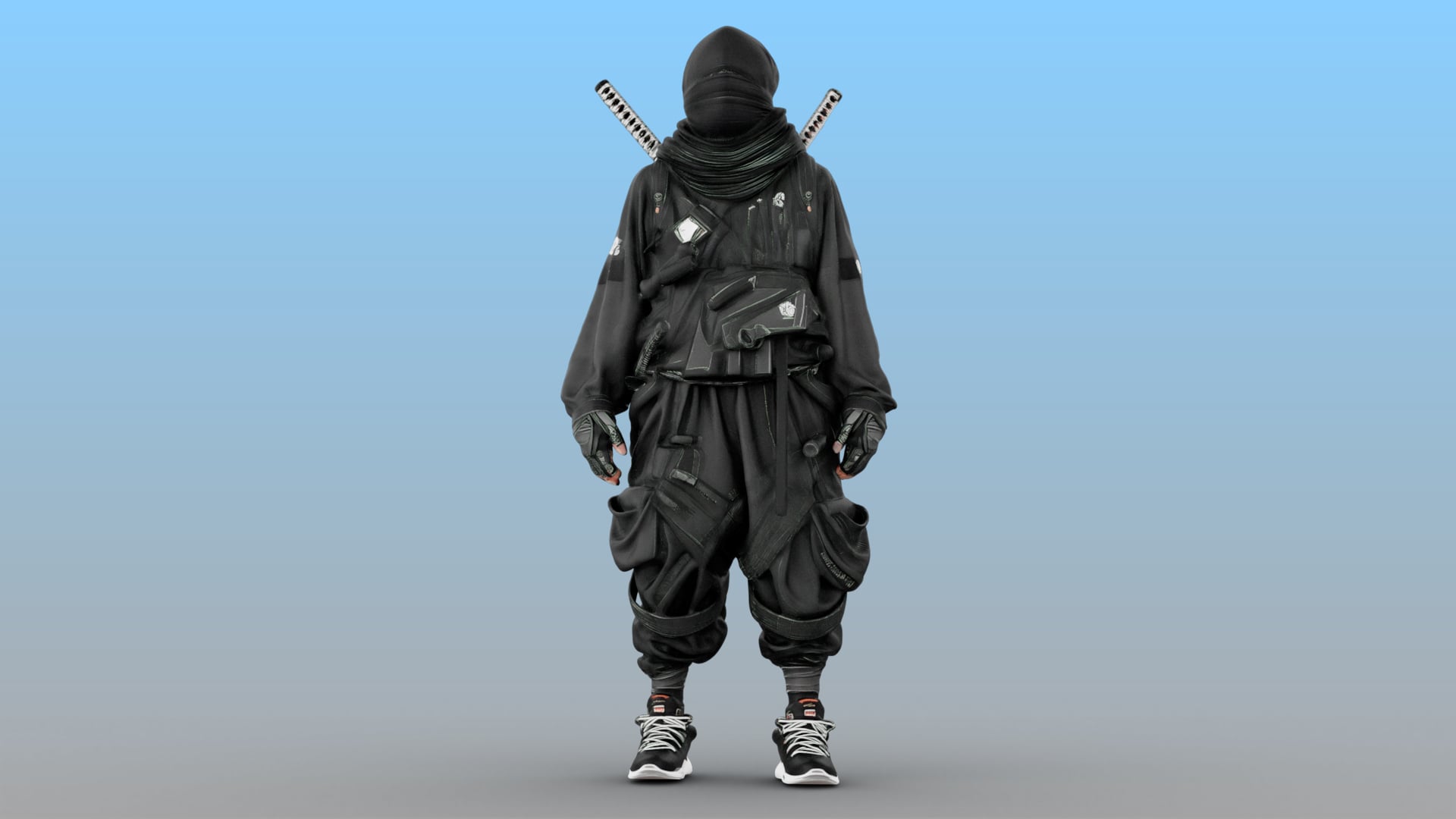 Ninja Midnight Shadow Warrior 3d model