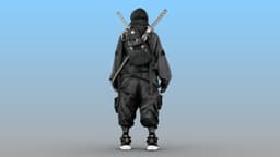 Ninja Midnight Shadow Warrior 3d model