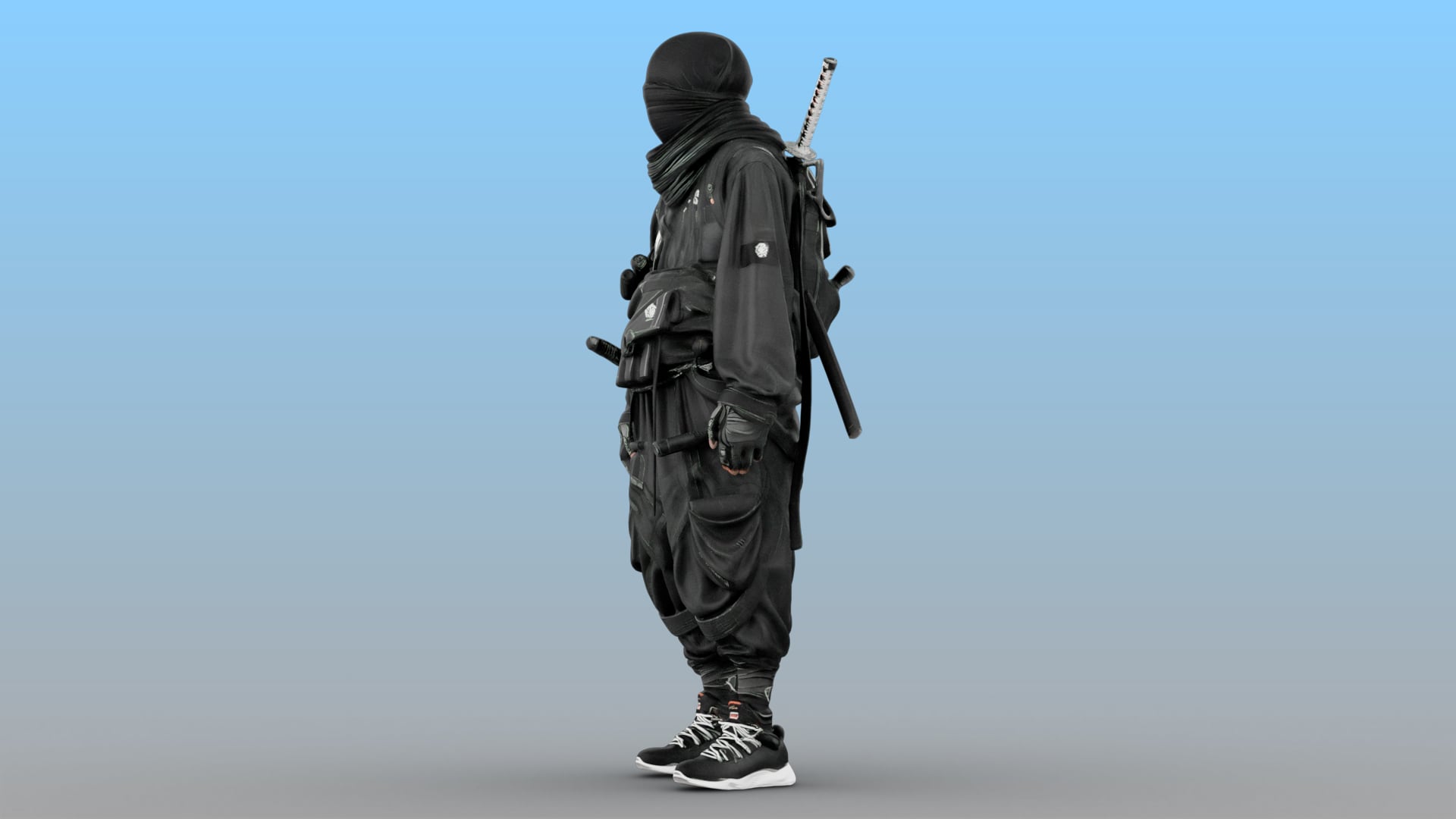 Ninja Midnight Shadow Warrior 3d model