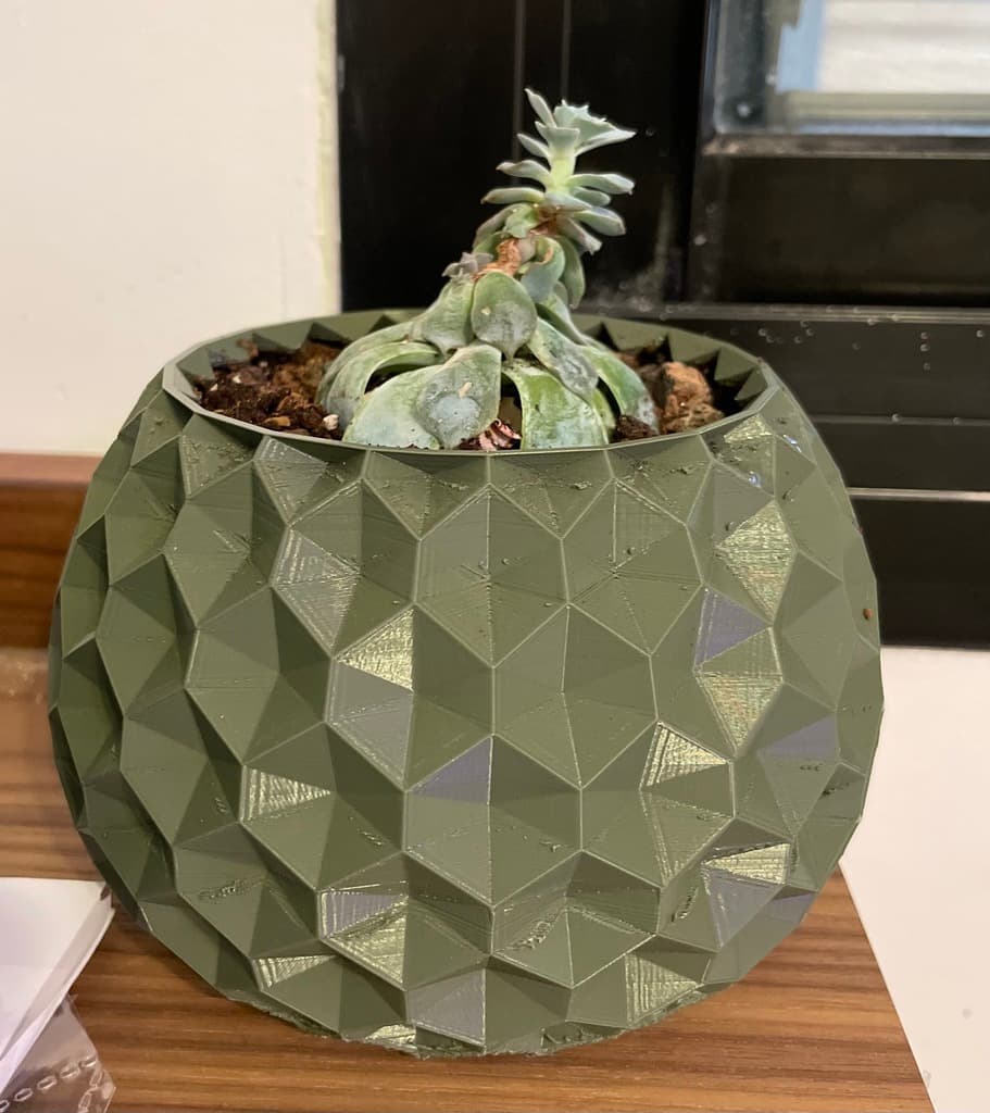 Printable Geodesic Planter 3d model