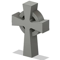 Saxon Cross Pendant 3d model