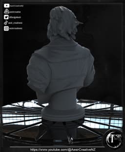 VANDER - ARCANE - BUST 3d model
