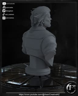 VANDER - ARCANE - BUST 3d model