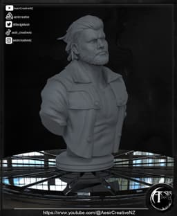 VANDER - ARCANE - BUST 3d model