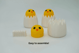 Fidget Chick (Bouncy Fidget Toy) 3d model