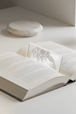 Ocean Bookmark, Gift Idea 3d model