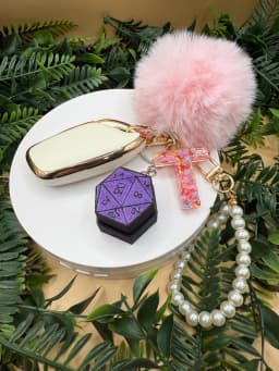 D20 Keycap Fidget Clicker 3d model