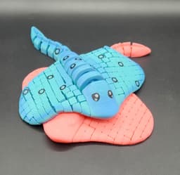 SUPER CUTE FLEXI STRINGRAY 3d model