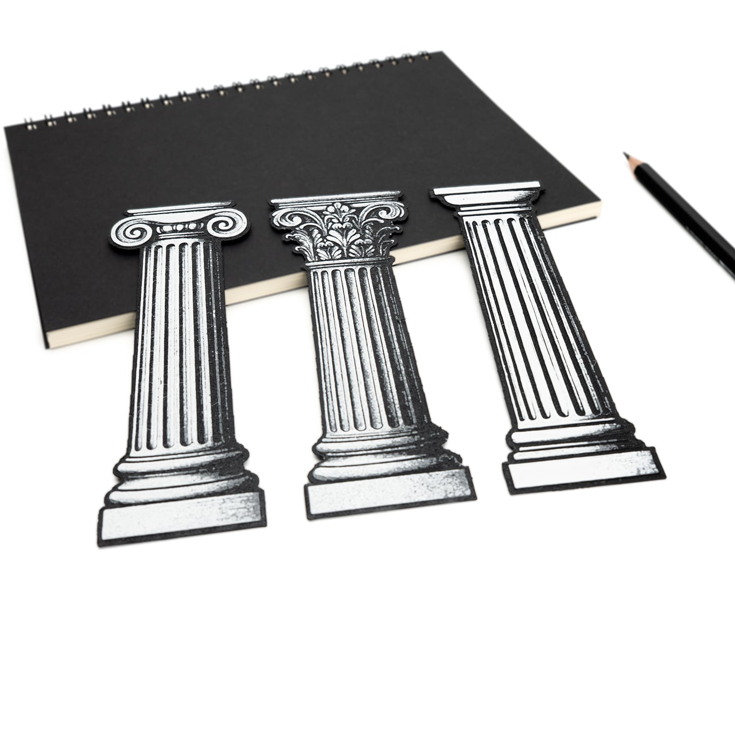 Classical Columns Bookmarks 3d model