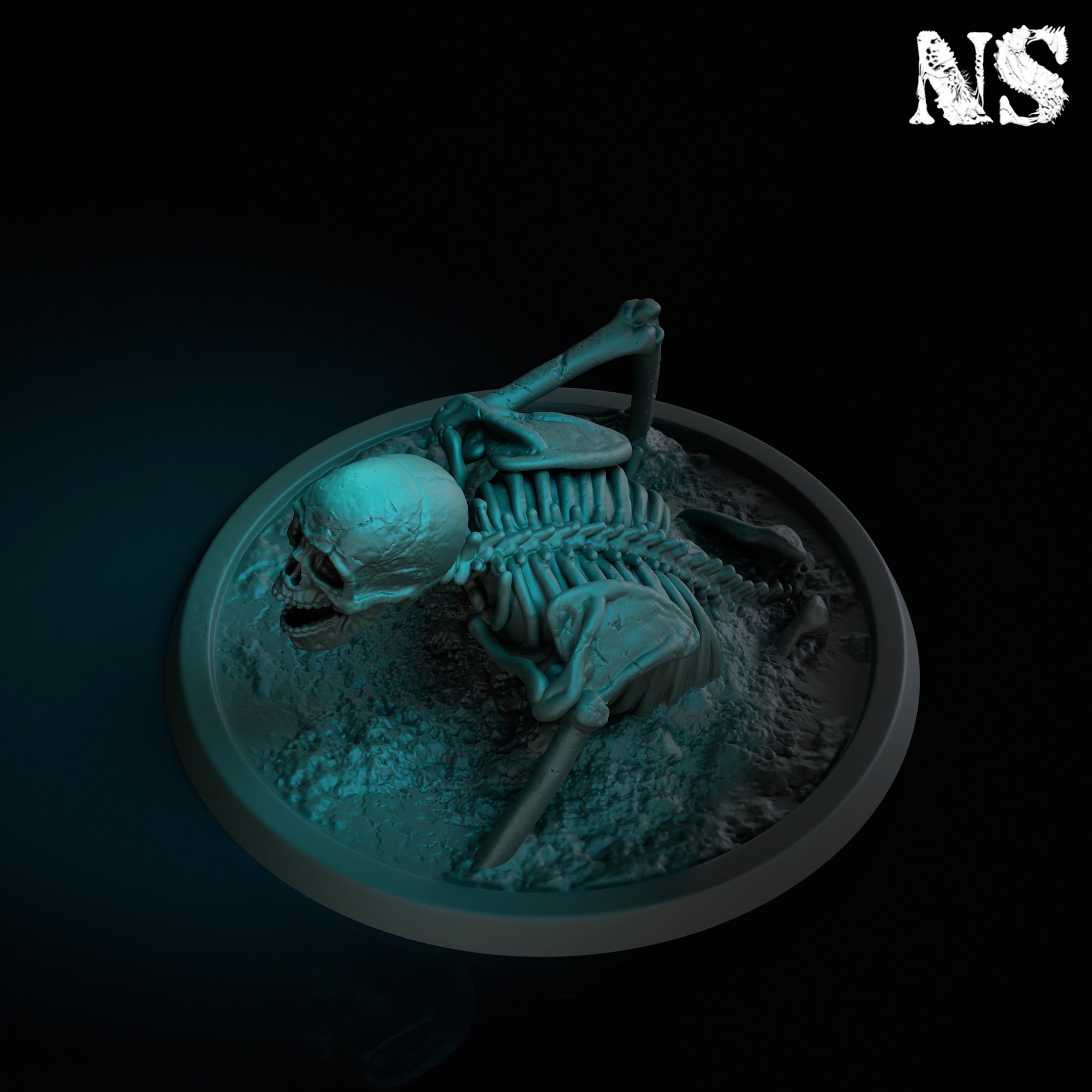 Rising Skeleton 02 3d model