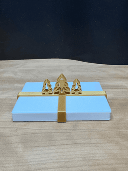Reusable Christmas Gift Card Box Holiday Gift Card Box 3d model