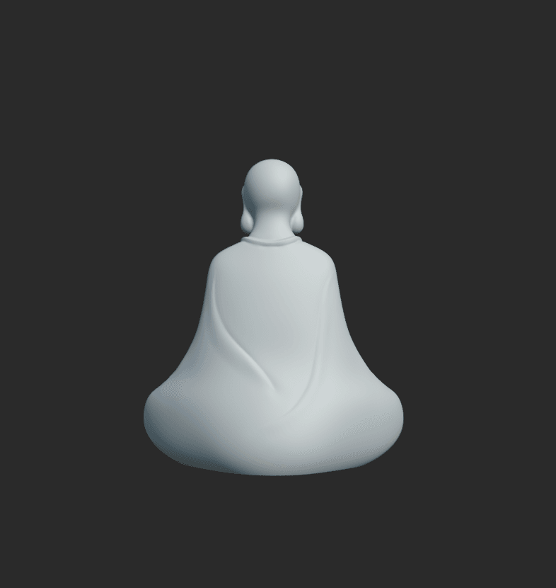 Buddha Mini Statue 3d model