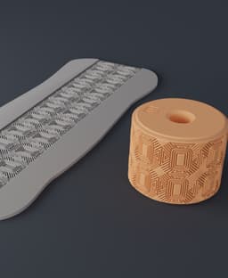 Texture Rollers Aztec middle Vol.3 (7-9) 3d model