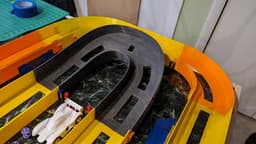 Single Lane 180 Degree Turn 3d model