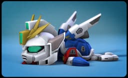 Super Turtle Gundam Wing 3d model