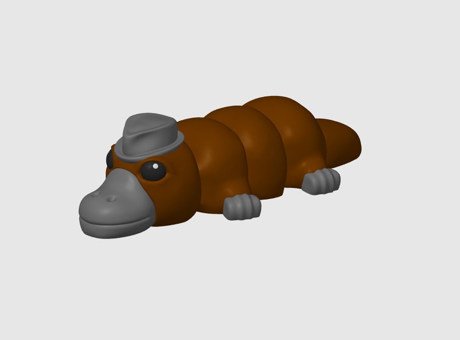 Platypus Fidget V3 3d model