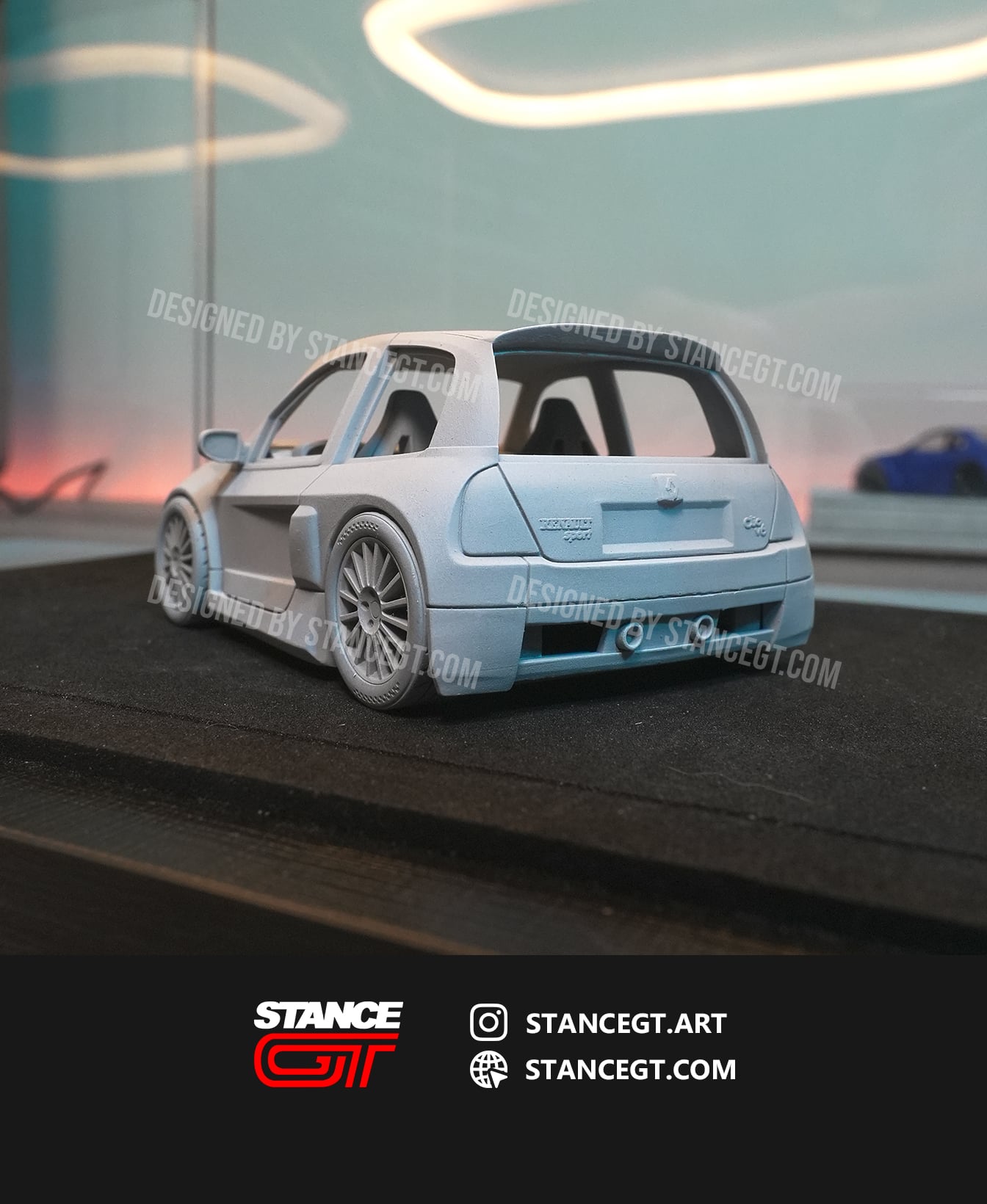 Clio V6 Phase II | Model Kit Car 3d model