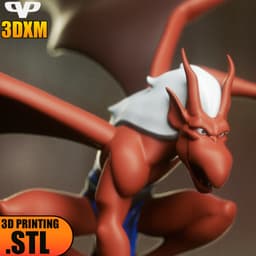 Gargoyles Brooklyn STL for 3D Printing ChibiSTL 3DXM 3d model