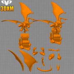 Gargoyles Brooklyn STL for 3D Printing ChibiSTL 3DXM 3d model