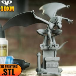 Gargoyles Brooklyn STL for 3D Printing ChibiSTL 3DXM 3d model