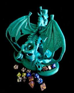 Steampunk Dragon Dicetower (Personal Use) 3d model